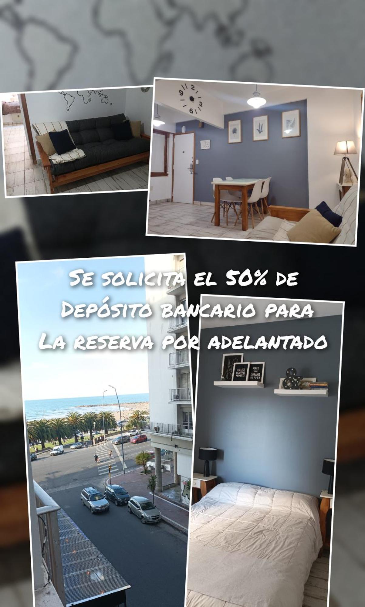 Departamento Vista Al Mar Playa Las Toscas 马德普拉塔 外观 照片